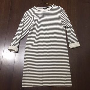 Topshop striped sweater dress